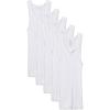 Fruit of The Loom Boys’ Eversoft Cotton Undershirts, T Shirts & Tank Tops(Toddler – 5 Pack – White)