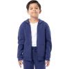 Fruit of the Loom Kids’ Fleece Full Zip Hoodie Sweatshirt(Deep Cobalt)