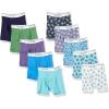 Fruit of the Loom boys And Toddler Boxer Briefs, Tag Free & Breathable Underwear, Assorted Color Multipacks(10 Pack – Assorted Prints)