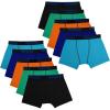Fruit of the Loom boys And Toddler Boxer Briefs, Tag Free & Breathable Underwear, Assorted Color Multipacks(10 Pack – Breathable Micro Mesh)