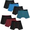 Fruit of the Loom boys And Toddler Boxer Briefs, Tag Free & Breathable Underwear, Assorted Color Multipacks(7 Pack-modal)