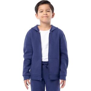 Fruit of the Loom Kids’ Fleece Full Zip Hoodie Sweatshirt(Deep Cobalt)