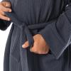 Fruit of the Loom Boy’s Classic Waffle Robe, Time Square Navy, 6/7(Monument Grey)