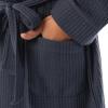 Fruit of the Loom Boy’s Classic Waffle Robe, Time Square Navy, 6/7(Monument Grey)