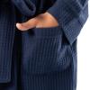 Fruit of the Loom Boy’s Classic Waffle Robe, Time Square Navy, 6/7(Time Square Navy)