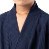 Fruit of the Loom Boy’s Classic Waffle Robe, Time Square Navy, 6/7(Time Square Navy)