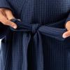 Fruit of the Loom Boy’s Classic Waffle Robe, Time Square Navy, 6/7(Time Square Navy)