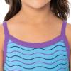Fruit of the Loom Girls’ Energize Snug Fit 4-piece Pajama Sleep Set(Candy Grape/Turquoise)