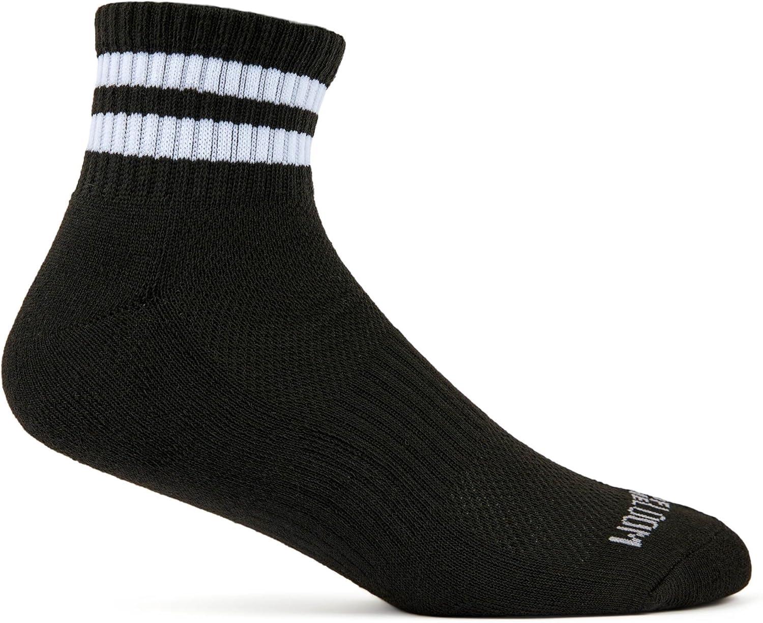 image:imageFruit of the Loom Mens Coolzone Socks Breathable with Half Cushion MultiPacksAnkle 8 Pack Varsity Stripe