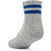 Fruit of the Loom Mens Coolzone Socks, Breathable with Half Cushion (Multi-Packs)(Ankle – 8 Pack – Varsity Stripe)