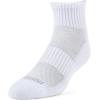 Fruit of the Loom Mens Coolzone Socks, Breathable with Half Cushion (Multi-Packs)(Ankle – 8 Pack – White)