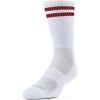 Fruit of the Loom Mens Coolzone Socks, Breathable with Half Cushion (Multi-Packs)(Crew – 8 Pack – Varsity Stripe)