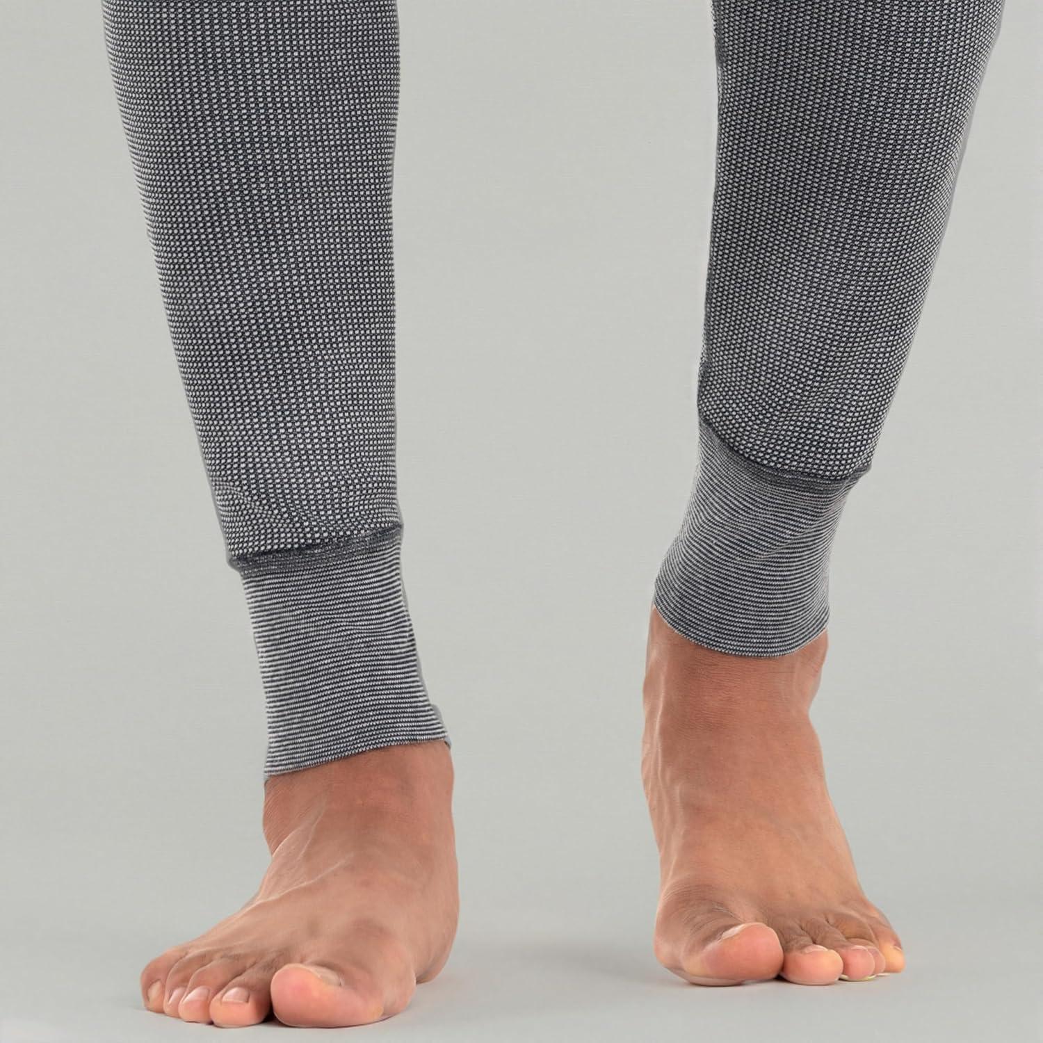 image:imageFruit of The Loom Mens Recycled Premium Waffle Thermal Underwear Long Johns Bottom 1 2 3 and 4 PacksGreystone Heather 1 Pack