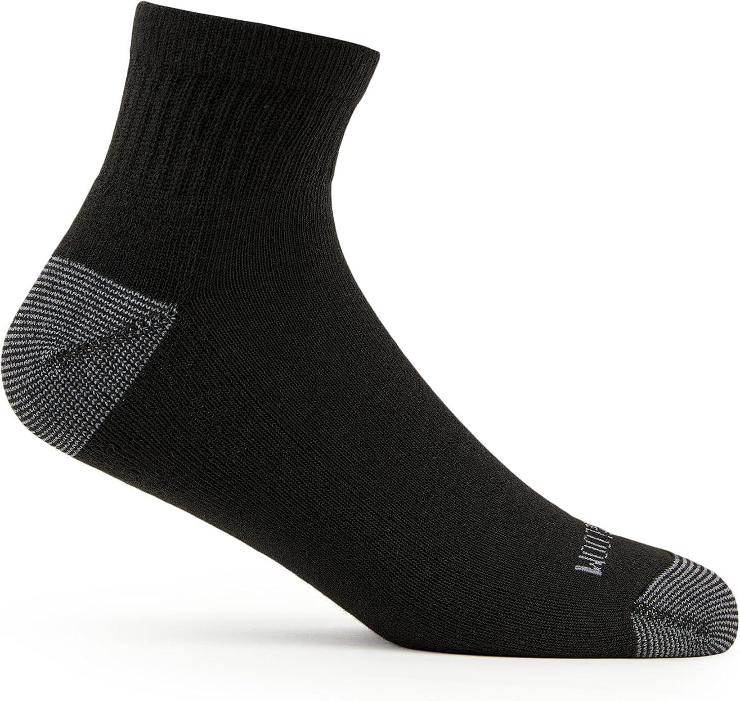 image:imageFruit of the Loom Mens Dual Defense Ankle Socks Odor Protection with Half Cushion MultiPacksBlack