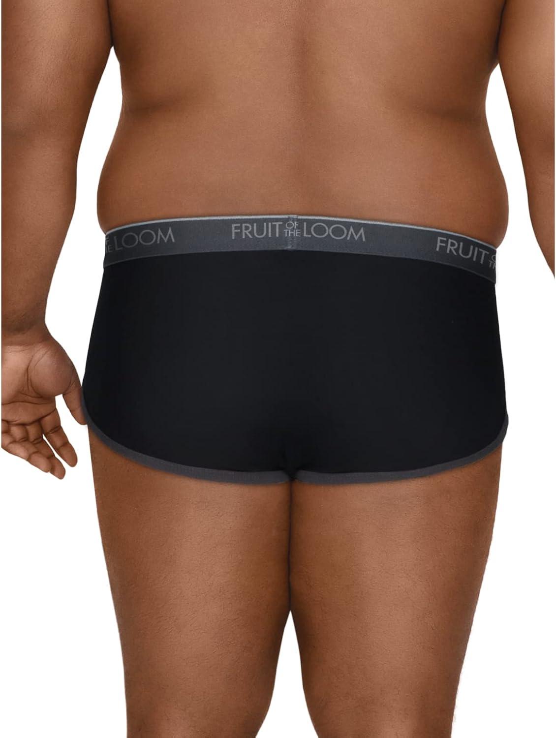 image:imageFruit of the Loom Mens Underwear Briefs Tag Free amp Moisture Wicking6 Pack Assorted Big Man