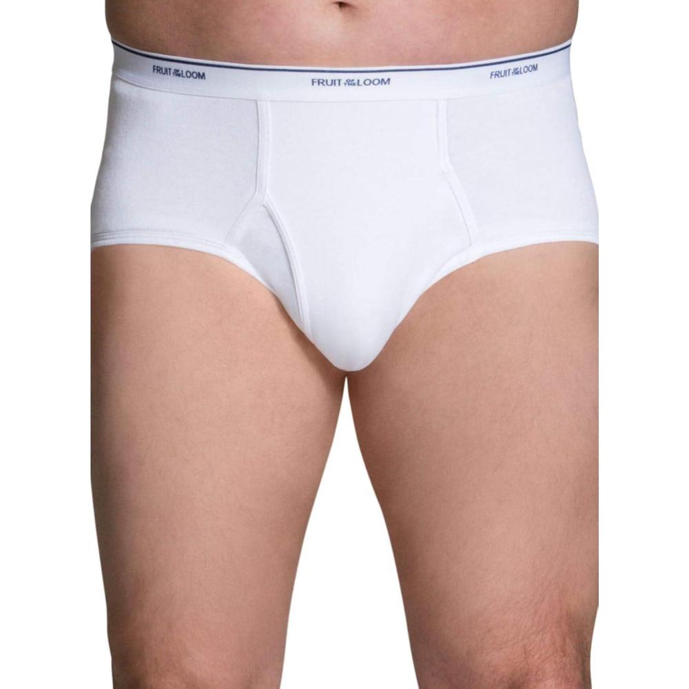 image:imageFruit of the Loom Mens Underwear Briefs Tag Free amp Moisture WickingWhite 6 Pack