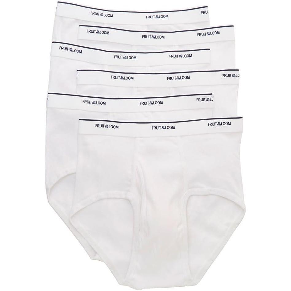 image:imageFruit of the Loom Mens Underwear Briefs Tag Free amp Moisture WickingWhite