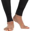 Fruit of The Loom Mens Recycled Premium Waffle Thermal Underwear Long Johns Bottom (1, 2, 3, and 4 Packs)(Black – 1 Pack)