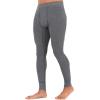 Fruit of The Loom Mens Recycled Premium Waffle Thermal Underwear Long Johns Bottom (1, 2, 3, and 4 Packs)(Greystone Heather – 1 Pack)