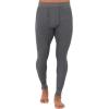 Fruit of The Loom Mens Recycled Premium Waffle Thermal Underwear Long Johns Bottom (1, 2, 3, and 4 Packs)(Greystone Heather/Greystone Heather/Black -3 Pack)