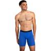 Fruit of the Loom Men’s 4-way Stretch Boxer Briefs | Lightweight & Moisture Wicking Underwear | Long Leg, Regular Leg & Trunk(Long Leg – Cotton Stretch – Colors May Vary)
