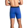 Fruit of the Loom Men’s 4-way Stretch Boxer Briefs | Lightweight & Moisture Wicking Underwear | Long Leg, Regular Leg & Trunk(Long Leg – Cotton Stretch – Colors May Vary)