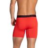 Fruit of the Loom Men’s 4-way Stretch Boxer Briefs | Lightweight & Moisture Wicking Underwear | Long Leg, Regular Leg & Trunk(Regular Leg – Cooling Channels – Colors May Vary)