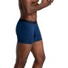 Fruit of the Loom Men’s 4-way Stretch Boxer Briefs | Lightweight & Moisture Wicking Underwear | Long Leg, Regular Leg & Trunk(Regular Leg – Cotton Stretch – Colors May Vary)