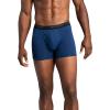 Fruit of the Loom Men’s 4-way Stretch Boxer Briefs | Lightweight & Moisture Wicking Underwear | Long Leg, Regular Leg & Trunk(Regular Leg – Cotton Stretch – Colors May Vary)