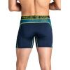 Fruit of the Loom Men’s 4-way Stretch Boxer Briefs | Lightweight & Moisture Wicking Underwear | Long Leg, Regular Leg & Trunk(Regular Leg – Max Flex Zones – Colors May Vary)