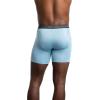 Fruit of the Loom Men’s 4-way Stretch Boxer Briefs | Lightweight & Moisture Wicking Underwear | Long Leg, Regular Leg & Trunk(Regular Leg – Micro Stretch – Green/Navy/Grey)