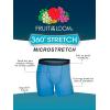 Fruit of the Loom Men’s 4-way Stretch Boxer Briefs | Lightweight & Moisture Wicking Underwear | Long Leg, Regular Leg & Trunk(Regular Leg – Micro Stretch – Green/Navy/Grey)