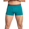 Fruit of the Loom Men’s 4-way Stretch Boxer Briefs | Lightweight & Moisture Wicking Underwear | Long Leg, Regular Leg & Trunk(Trunk – Micro Stretch – Colors May Vary)
