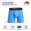 Fruit of the Loom Men’s Coolzone Boxer Briefs, Moisture Wicking & Breathable(6 Pack – Assorted Stripe/Solid)