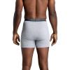 Fruit of the Loom Men’s Coolzone Boxer Briefs, Moisture Wicking & Breathable(7 Pack – Black/Gray)