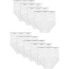Fruit of the Loom Men’s Underwear Briefs, Tag Free & Moisture Wicking(216 Pack – White)