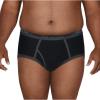 Fruit of the Loom Men’s Underwear Briefs, Tag Free & Moisture Wicking(6 Pack – Assorted – Big Man)