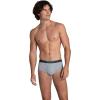 Fruit of the Loom Men’s Underwear Briefs, Tag Free & Moisture Wicking(6 Pack – Assorted Stripe/Solids)