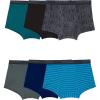 Fruit of the Loom Men’s 4-way Stretch Boxer Briefs | Lightweight & Moisture Wicking Underwear | Long Leg, Regular Leg & Trunk(Trunk – Micro Stretch – Colors May Vary)