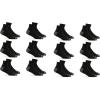 Fruit of the Loom Men’s Dual Defense Ankle Socks, Odor Protection with Half Cushion, Multi-Packs(Black)