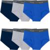 Fruit of the Loom Men’s Underwear Briefs, Tag Free & Moisture Wicking(6 Pack – Assorted Colors)