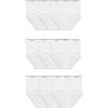 Fruit of the Loom Men’s Underwear Briefs, Tag Free & Moisture Wicking(9 Pack – White)