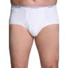Fruit of the Loom Men’s Underwear Briefs, Tag Free & Moisture Wicking(White (6 – Pack))