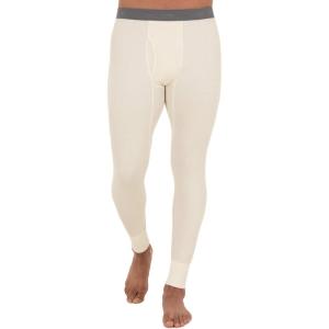 Fruit of The Loom Mens Recycled Premium Waffle Thermal Underwear Long Johns Bottom (1, 2, 3, and 4 Packs)(Natural – 1 Pack)