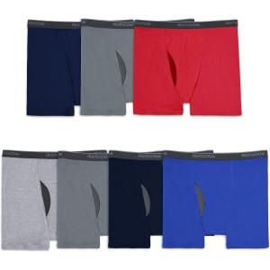 Fruit of the Loom Men’s Coolzone Boxer Briefs, Moisture Wicking & Breathable(Big Man – 7 Pack – Assorted Colors)