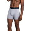 Fruit of the Loom Men’s Men’s Breathable Boxer Briefs, Moisture Wicking Underwear, Assorted Color Multipacks(Cotton Mesh – Black/Grey)