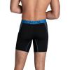 Fruit of the Loom Men’s Men’s Breathable Boxer Briefs, Moisture Wicking Underwear, Assorted Color Multipacks(Performance Stretch – Blue)