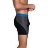 Fruit of the Loom Men’s Men’s Breathable Boxer Briefs, Moisture Wicking Underwear, Assorted Color Multipacks(Performance Stretch – Blue)