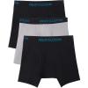 Fruit of the Loom Men’s Men’s Breathable Boxer Briefs, Moisture Wicking Underwear, Assorted Color Multipacks(Cotton Mesh – Black/Grey)