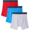 Fruit of the Loom Men’s Men’s Breathable Boxer Briefs, Moisture Wicking Underwear, Assorted Color Multipacks(Cotton Mesh – Colors May Vary)